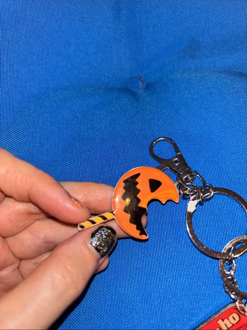 Trick Or Treat Sam Chocolate Car Keychain Four included NWOTS Halloween Theme